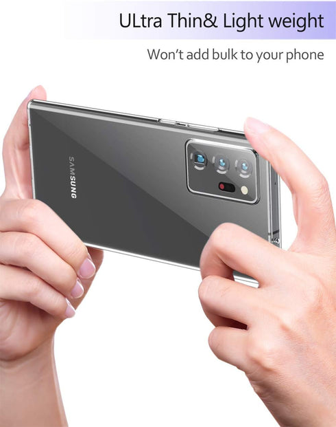 Galaxy Note 20 Ultra 5G Slim Case,Thin TPU Soft Silicone Flexible Skin Gel Shockproof Anti-Scratch Protective Cases Cover for Samsung Note 20 Ultr...