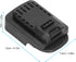 Demeras Battery Converter, Lithium Battery Adapter 18V ABS Lightweight Fine Workmanship Tight Fit for Power Tool...