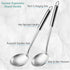 Pleafind 2-Pcs Soup Ladle, 13.6 Inch Cooking Spoon, Ladle Spoon, Stainless Steel Soup Ladle Spoon, Wok Ladle for Stirring, Portioning and Serving ...