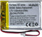 803040 3.7v 1100mAh Lithium ion Battery Replacement for Sena 10C and Sena 10C pro Motorcycle Bluetooth Camera Bluetooth Headset and DIY 3.7-5V Ele...