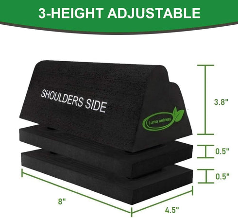 Cervical Orthotic Traction Block, Firm, Spinal & Neck Alignment, Cervical Traction Device & Neck Stretcher...