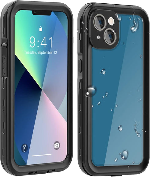 AICase Waterproof Case for iPhone 13 Mini 5.4 Inch Snowproof Dustproof Shockproof IP68 Certified Full Body Protection Fully Waterproof Underwater ...
