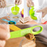 12 Piece Measuring Cups and Spoons Set, Colored Kitchen Measure Tools, Durable Nesting Cups and Spoons for Dry and Liquid, Dishwasher Safe...