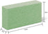 FloraCraft FloraF?M Block 2 Inch x 3.9 Inch x 7.75 Inch Green...