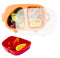 Kids Divided Plate, 3 PCS(Plate with Lid and Inner Dish), Toddler Dishes Tableware, Dishwasher-Safe for Baby Feeding Dinner Plate (Tangerine)...