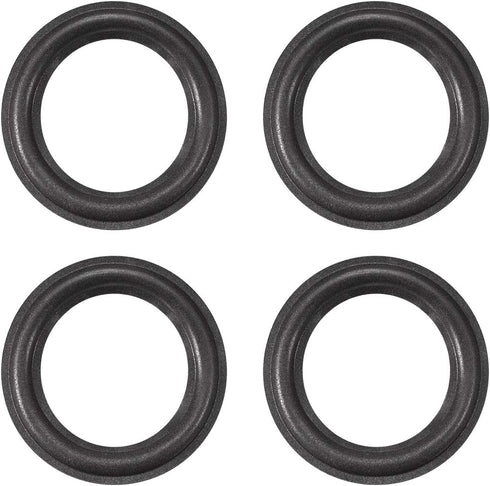 uxcell 3.5" 3.5 Inches Speaker Foam Edge Surround Rings Replacement Parts for Speaker Repair or DIY 4pcs...