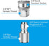 2 Sets NPT 3/8 Inch Pressure Washer Quick Connect Kit, Stainless Steel Male And Female Quick Connect Pressure Washer Fittings Pressure Washer Adap...