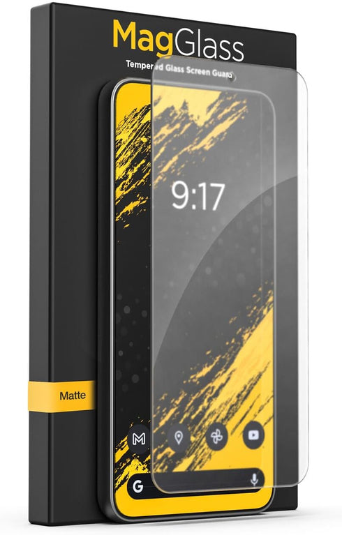 magglass Matte Screen Protector for Samsung Galaxy S24, Anti Glare Tempered Glass with Easy Applicator (2024 Release)...