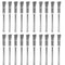 20 pcs Steel Cleaning End Brushes Pen 1/5?(5mm) x 1/8?(3mm) Wire Brush Rust Paint Removal Bits Polishing Rotary Tools...