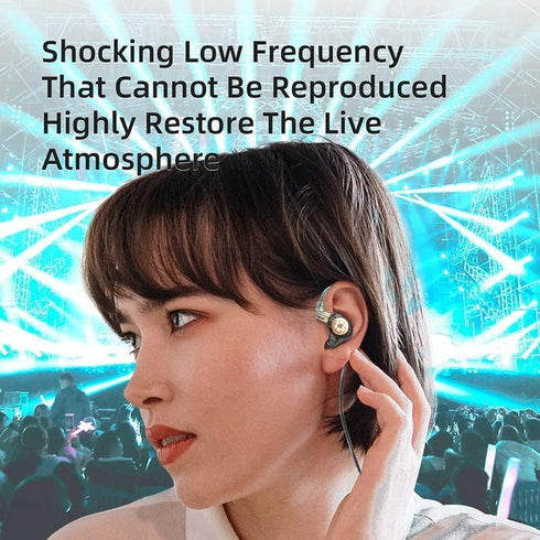 KZ EDX PRO Wired Earbuds Earphones in Ear Monitor 1DD Wired Ear Buds HiFi Deep Bass with 1DD New 10mm Dynamic Driver Over Ear Headset with Detacha...