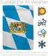 Breeze Decor Bavaria Garden Flag Regional Nation International World Country Particular Area House Decoration Banner Small Yard Gift Double-Sided,...
