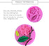 Rolin Roly Fondant Flower Mold Peach Leaves Molds 3D Silicone Mould Mini Cake Moulds for Cakes Decoration Accessories Candy Gumdrop DIY Making Cra...