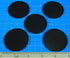 LITKO Model Display Base | 2 Inch Circular | 2 Inch Round | 51mm | 5 Pack | RPG Large Figure Size...