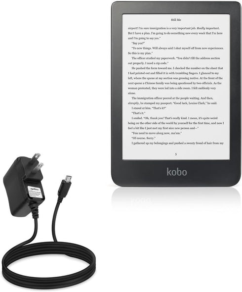BoxWave Charger Compatible with Kobo Clara HD - Wall Charger Direct (5W), Wall Plug Charger for Kobo Clara HD......