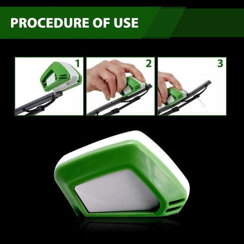 1 PC Car Windshield Wiper Regroover, Waterproof ABS Vehicle Windshield Wiper Repair Tool Replacement Part, Universal Wiper Maintenance Restorer Ac...