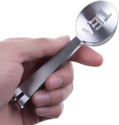 4 Pcs Stainless Steel Tea Bag Tongs Teabag Squeezer Strainer Holder Grip Metal Spoon Mini Sugar Clip Kitchen Bar Tools...