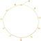 S.J JEWELRY Women Simple Delicate Full Moon 14K Gold Plated/Rose Gold/Silver Plated Layered Pendant Handmade Star Chokers Necklaces...