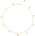 S.J JEWELRY Women Simple Delicate Full Moon 14K Gold Plated/Rose Gold/Silver Plated Layered Pendant Handmade Star Chokers Necklaces...