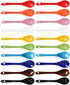 2 sets of each 10 Color Porcelain Egg Spoons Ceramic Spoons 5 inch Coffee Dessert Yogurt Tea Milky Tea...