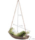Frog Statues for Garden Outdoors Hanging Sleeping Frog Sculptures Swing Home Décor...