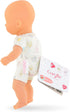 Corolle Mini Calin Bunnies Baby Doll - Small 8" Soft Body with Blue Eyes and Bunny Pattern Outfit, Vanilla-Scented, Easy to Hold - for Kids Ages 1...