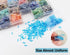 INSPIRELLE 2 * 6mm Tube Beads Kit Glass Bugle Seed Beads Small Craft Beads for DIY Bracelet Necklaces Crafting Jewelry Making (216 Gram, Approx 70...