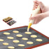 Perforated Silicone Baking Mats, 2 PCS Eclair Silicone Mat for Half Sheet?Tray Pan Liners Perfect Bakeware for Making Cookies, Macarons, Bread and...