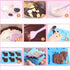 2 Pack Cow Chocolate Molds, Dairy Cattle Cake Pan Silicone Candy Fondant Biscuit Cookie Baking Mold Soap Lotion Bars Polymer Clay Mold (Random Col...