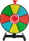 Miniature 6 Inch Dry Erase Spinning Prize Wheel with Desktop Stand...