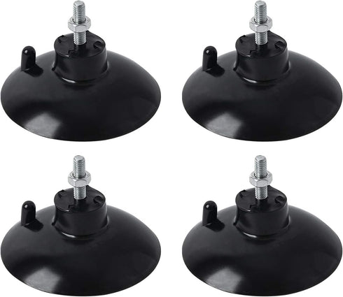 HSTECH (4 Pcs) Black French Fry Suction Cup Feet Compatible with Industrial Commercial French Fry Cutter...