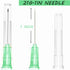 100 Pack 21Ga 1 Inch Stainless Steel Dispensing Lab Tools Accessories for Scientific Labs, Measuring and Refilling, Individually Wrapped...
