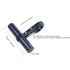 UPANBIKE Bike Handlebar Extender Extension Carbon Fiber Bracket Aluminum Alloy Clamp for Bicycle Speedometer Headlight Light Lamp Holder (Black,10...