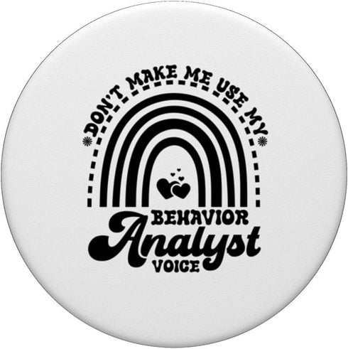 BCBA Behavior Technician Board Certified Behavior Analyst PopSockets Standard PopGrip...
