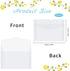 100 Pcs Glassine Envelopes, 7x10cm / 3.9 x 2.7 Inches Clear Envelopes for Seeds Coin Collecting Lottery Ticket Stamp Card, White Translucent Paper...