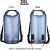 Floating Waterproof Dry Bag for Women Men,10L/20L Roll Top Lightweight Waterproof Dry Storage Bag Backpack For Watersports,Travel,Swimming,Boating...