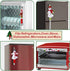 Aytai 4pcs Christmas Fridge Handle Covers Snowman Refrigerator Door Handle Cover Kitchen Appliance for Christmas Decorations