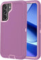 Phone case for Galaxy S22, Drop Protection Rugged Shockproof Military Protective Phone Cover Armor Heavy Duty for Samsung Galaxy S22 (Purple Red/L...