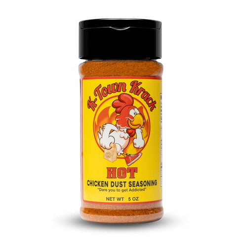 K-Town Krack - Hot Chicken Dust Seasoning - Chicken Wing Seasoning & Spicy Seasoning for Chicken, Beef, Pork, Fish - All-Purpose Seasoning, Spice ...