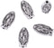 50pcs Antique Silver Alloy Jesus Virgin Mary Loose Rosary Spacer Beads Jewelry Making Charms for DIY Necklace Bracelet...
