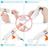 150 watts Industrial Hot Melt Glue Gun US Plug with 10 Pcs Glue Sticks Adjustable Temperature 2 Copper Nozzles for DIY Crafts and Quick Repairs...