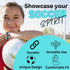 Soccer Charm Bracelet - Blue Infinity Love Adjustable Charm Bracelet with Soccer Charm - Gift for Female Soccer Players...