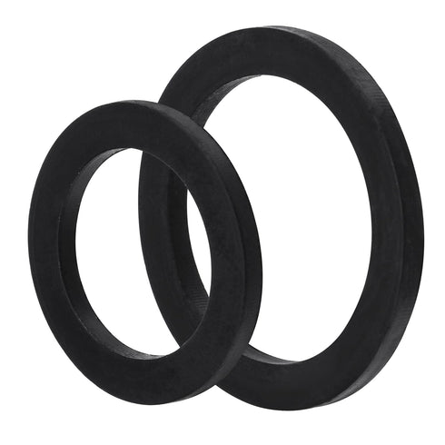 MECCANIXITY Rubber Flat Washers 35mm 40mm OD 24mm 30mm ID 3mm Thick for Faucet Pipe Water Hose, Black 20in1 Set...