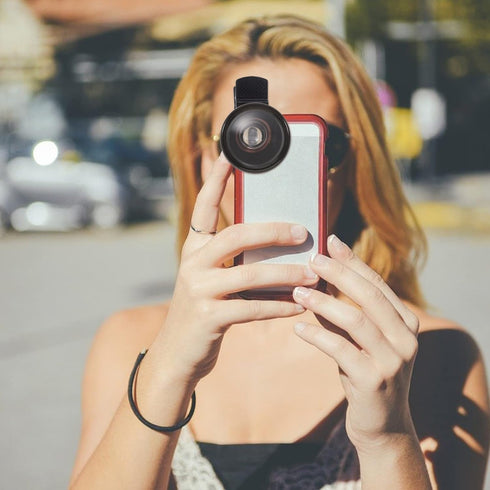 Totority Phone Circular Polarizer, 37mm Ultrathin Clip- on CPL Phone Lens Camera Ultra Thin Circular Polarizers Neutral Density Lens Camera Lens (...