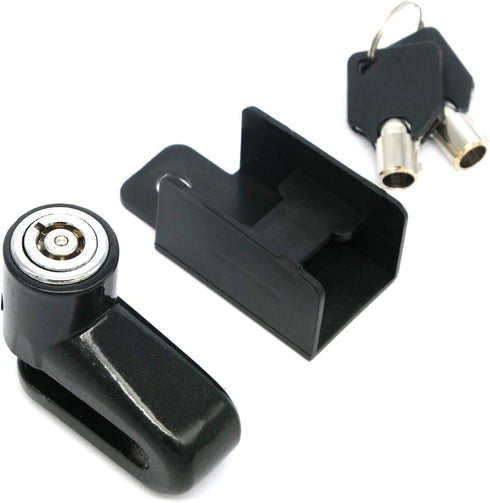 2Pcs Bicycle Lock Bike Security Lock Disc Brake Lock Bicycle Accessories (Black)...