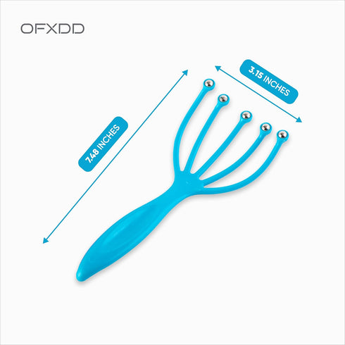 Head Massager - Portable Head Scratcher Massager Whisk - Manual Scalp Massagers for Deep Relaxation from Stress - Tickler Scalp Scratcher for Offi...