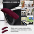 SARAFLORA Office Chair-Arm Cover Stretchable Stain Resistant Spandex Stretch Computer Chair Slipcover for Desk Chairs Arm, Burgundy...