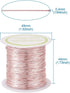 Pandahall 125 Feet Tarnish Resistant Copper Wire 26 Gauge Jewelry Beading Craft Wire for Jewelry Making (Rose Gold)...