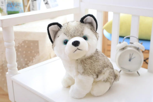 Plush Husky Dog Stuffed Animals Puppy Toys Dolls Gifts for Kids Boys Girls 8 Inches...