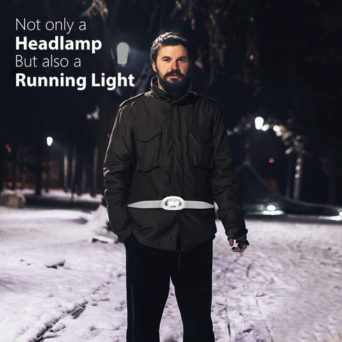 LED Headlamp for Adults and Kids, Panda Design Rechargeable Head Lamp, Outdoor Super Bright Flashlight for Boys, Girls, Headlight for Camping, Wal...