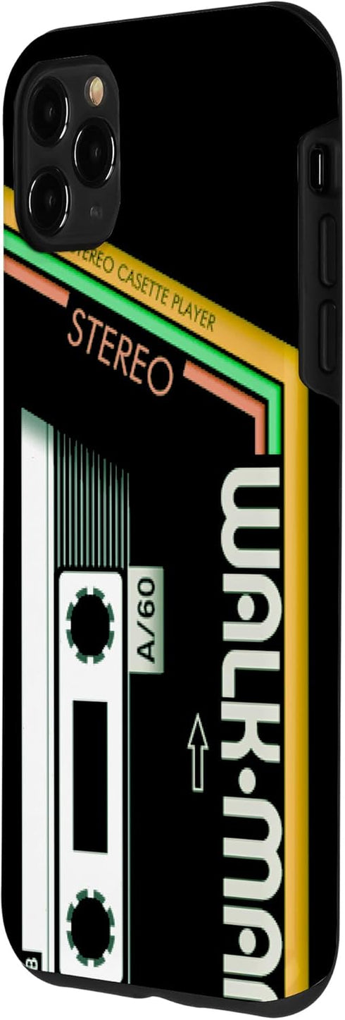 iPhone 11 Pro Max Vintage Walkman Retro 80s 90s Music Cassette Case...